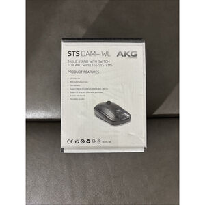 NEW AKG by Harman STS DAM+ WL Table Stand With Switch